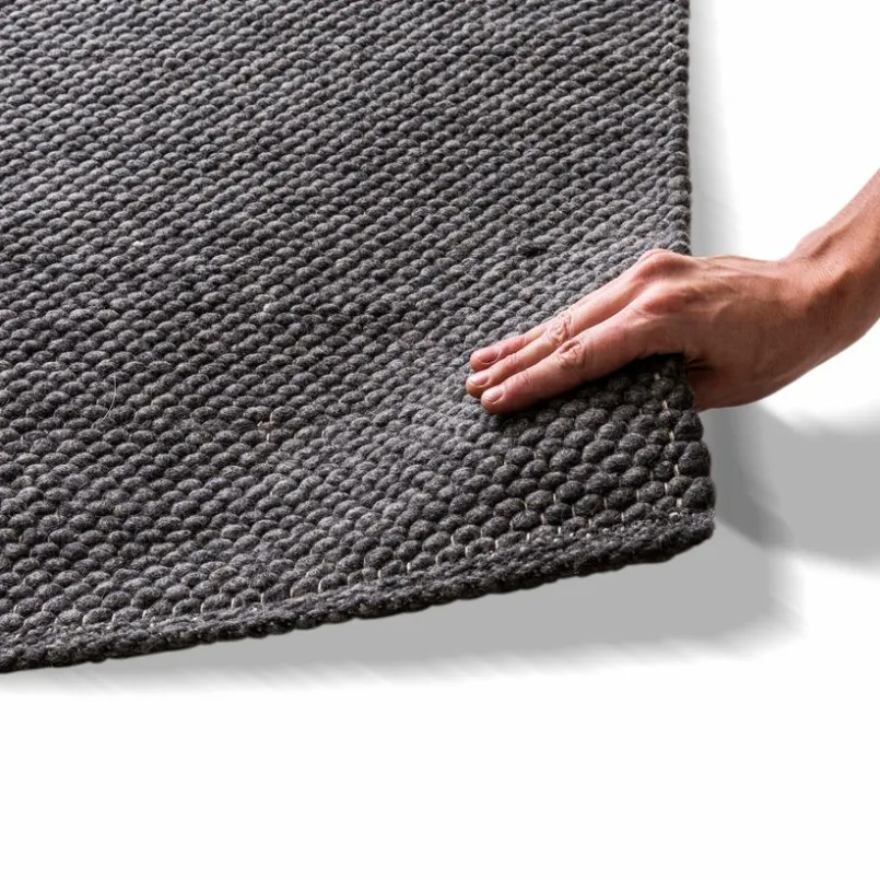 Natur(Look) Teppiche|TISCA Webteppich Respect Meadow 200 x 300 cm Schwarz