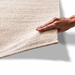 TISCA Natur(Look) Teppiche-Webteppich Respect Plain 200 x 300 cm Sand