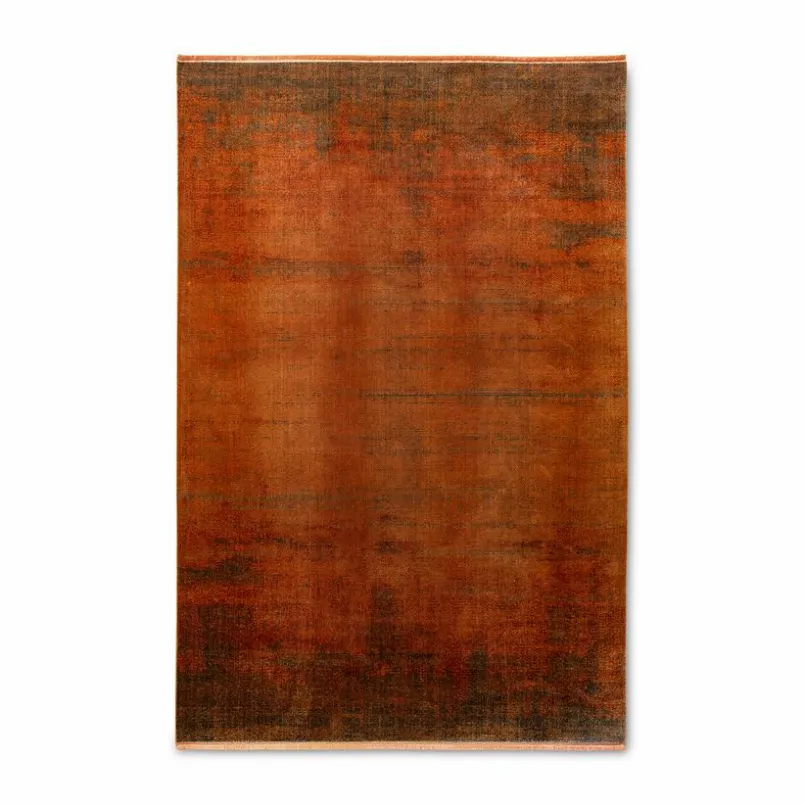 Moderne Teppiche-Webteppich Besancon Limite 290 x 390 cm Orange