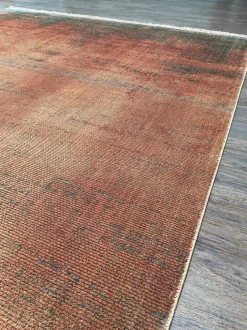 Moderne Teppiche-Webteppich Besancon Limite 290 x 390 cm Orange