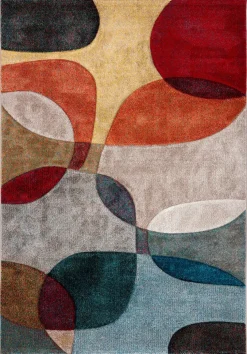 Webteppich Curves 133 x 190 cm< Discount
