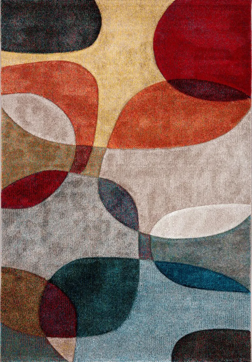 Webteppich Curves 133 x 190 cm< Discount