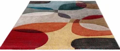 Webteppich Curves 133 x 190 cm< Discount