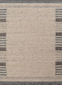 Natur(Look) Teppiche|TISCA Webteppich Loft 170 x 240 cm Blau