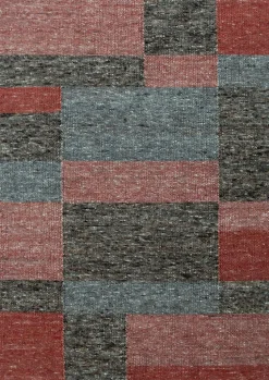Natur(Look) Teppiche|TISCA Webteppich Loft 170 x 240 cm Rot