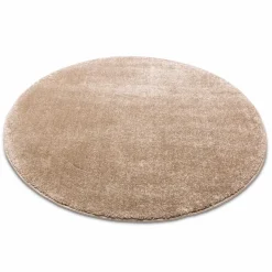 Moderne Teppiche-Webteppich Pace Ø 200 cm Cappuccino