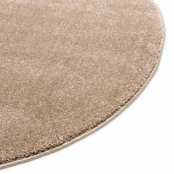 Moderne Teppiche-Webteppich Pace Ø 200 cm Cappuccino