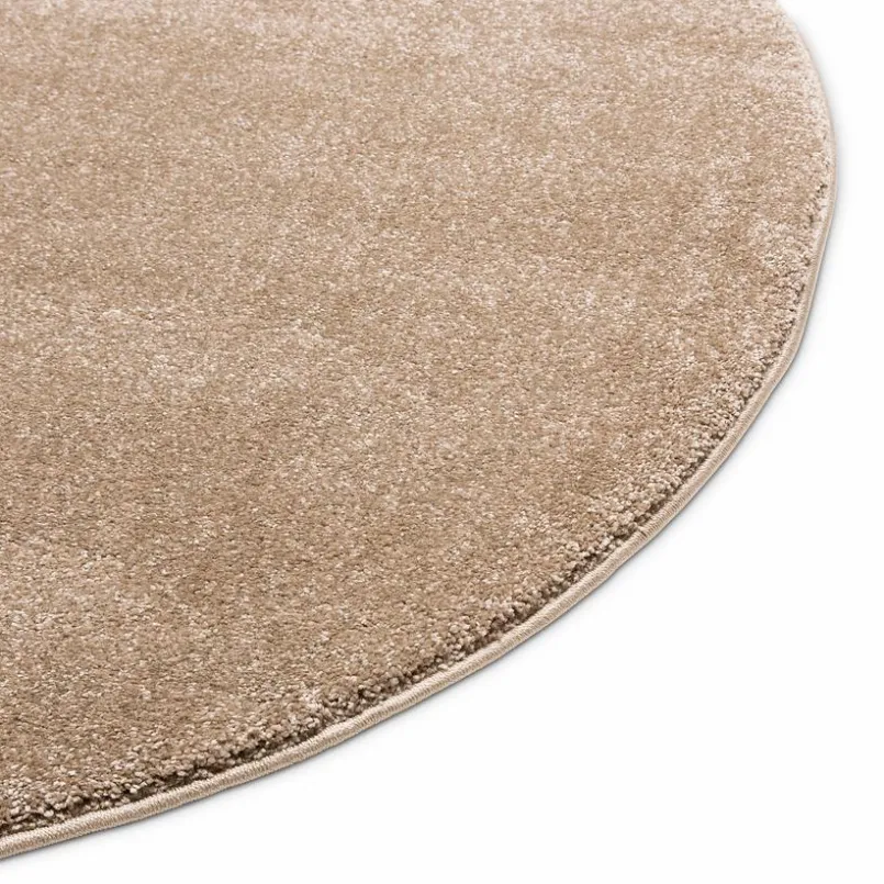 Moderne Teppiche-Webteppich Pace Ø 200 cm Cappuccino