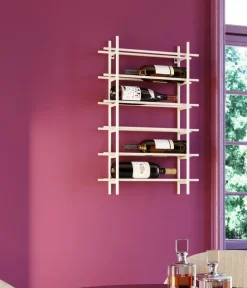 KARE DESIGN Bar- & Weinzubehör|Regale-Weinregal Cape Town 70007 Greige
