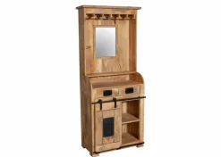 G+K Regale|Kommoden-Weinschrank Ruston Braun