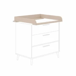 Paidi Wickelkommoden|Wickelkommoden-Wickelaufsatz Eefje Cashmere-Beige