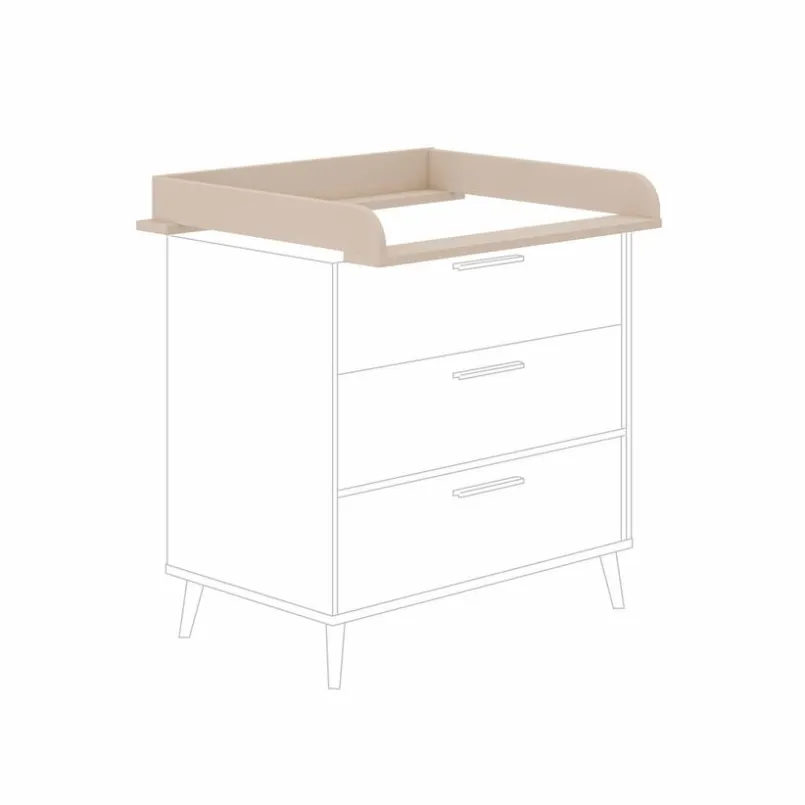 Paidi Wickelkommoden|Wickelkommoden-Wickelaufsatz Eefje Cashmere-Beige