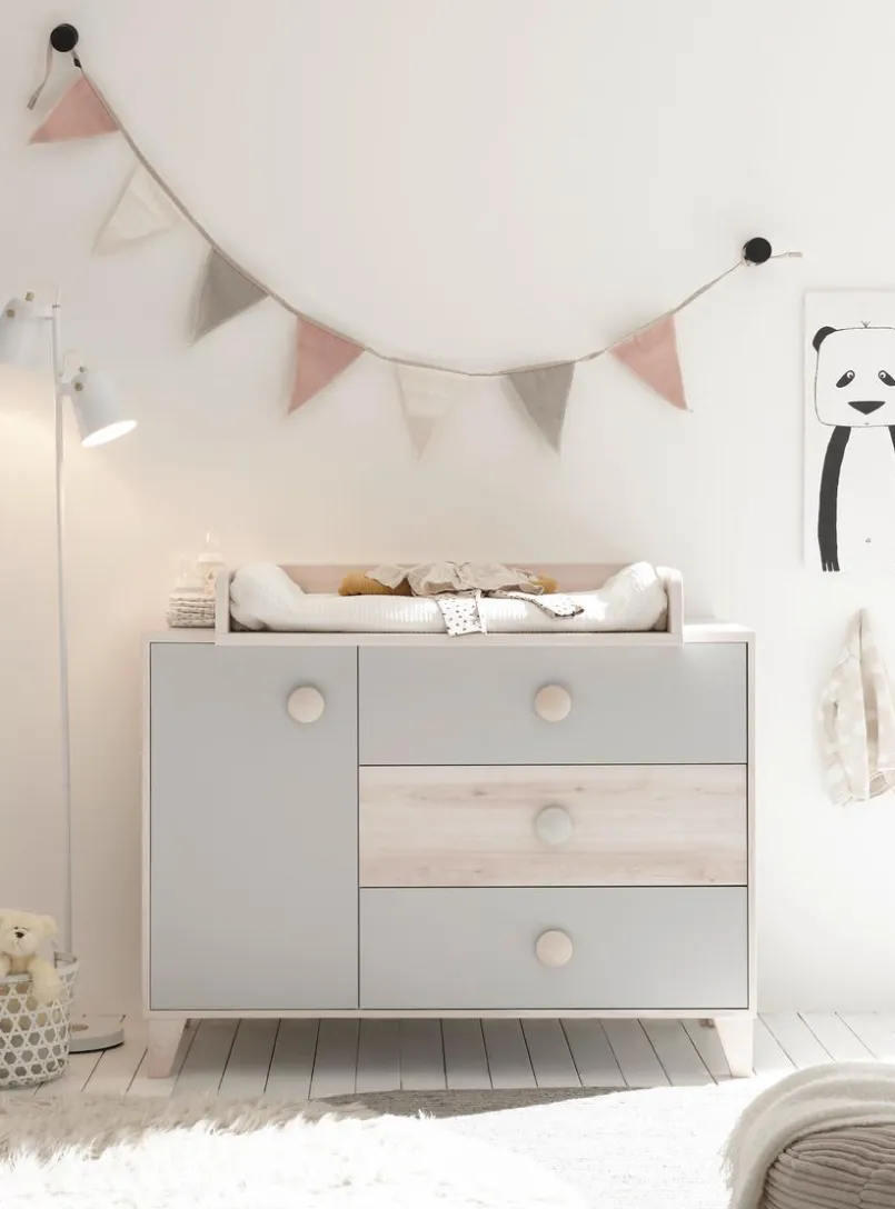 BEGABINO Wickelkommoden|Wickelkommoden-Wickelkommode Fien Ashgrey