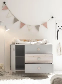 BEGABINO Wickelkommoden|Wickelkommoden-Wickelkommode Fien Ashgrey