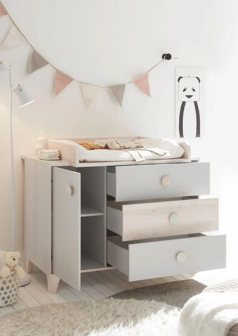 BEGABINO Wickelkommoden|Wickelkommoden-Wickelkommode Fien Ashgrey