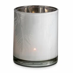 Windlicht Palmblatt 12,5 cm< New