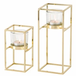 BOLTZE Windlichter|Windlichter-Windlicht Tomba 2tlg. Gold