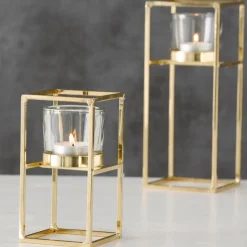 BOLTZE Windlichter|Windlichter-Windlicht Tomba 2tlg. Gold