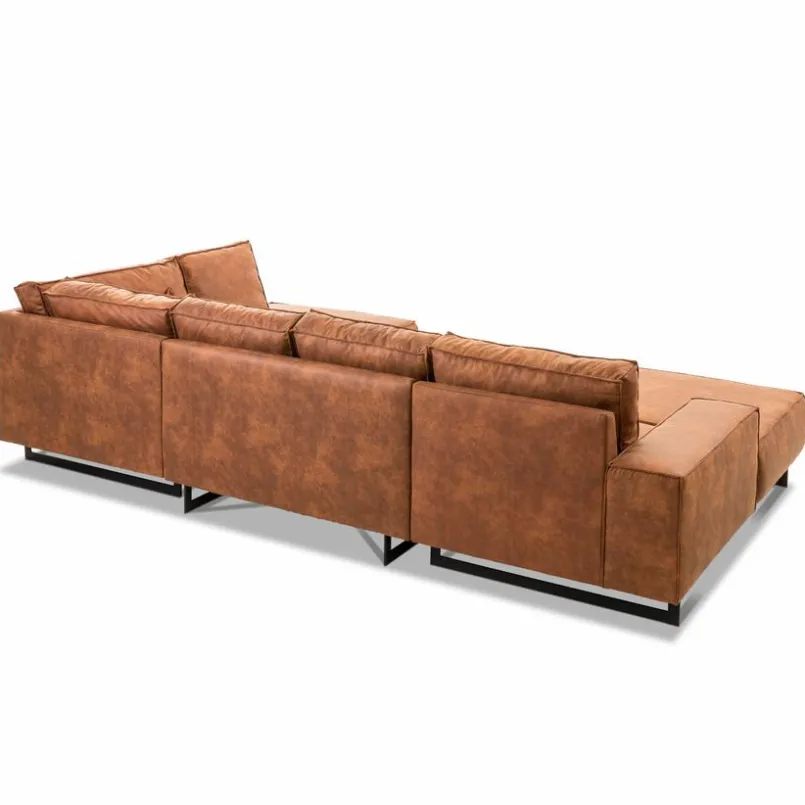 filippo Sofas & Couches-Wohnlandschaft Antwerp Cognac