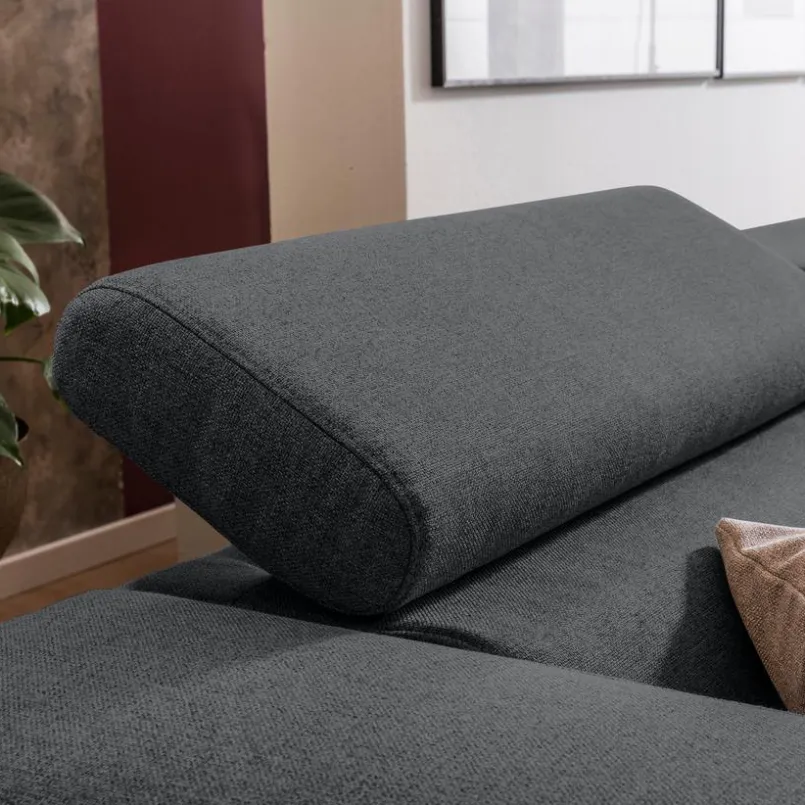 Sofas & Couches|SOMETA Wohnlandschaft Cancun Mittelgrau