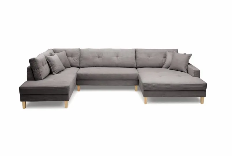 BOOOM Sofas & Couches-Wohnlandschaft Donna Ash