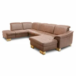 Sofas & Couches|ComfortPlan Wohnlandschaft Infinity Tabac