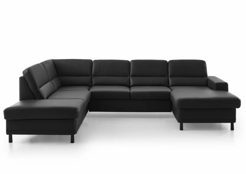 ComfortPlan Sofas & Couches-Wohnlandschaft Livingston Schwarz