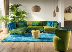 Bretz Sofas & Couches-Wohnlandschaft Napali Türkis