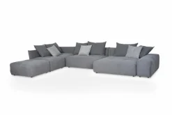designwerk Sofas & Couches-Wohnlandschaft Palace Dark Grey