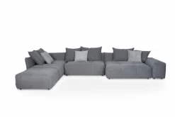 designwerk Sofas & Couches-Wohnlandschaft Palace Dark Grey