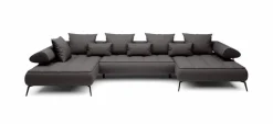 Sofas & Couches-Wohnlandschaft Seledo Grey