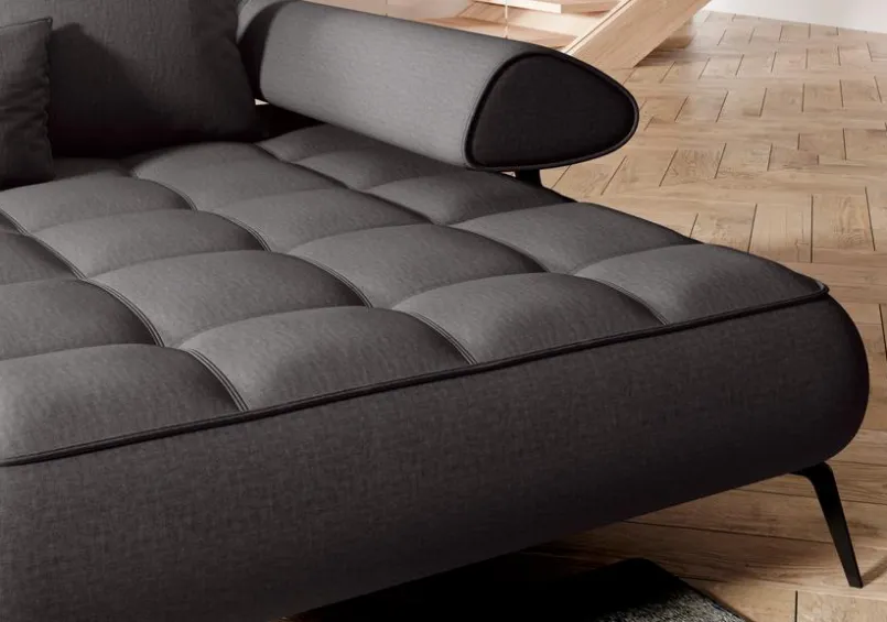 Sofas & Couches-Wohnlandschaft Seledo Grey