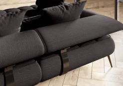 Sofas & Couches-Wohnlandschaft Seledo Grey
