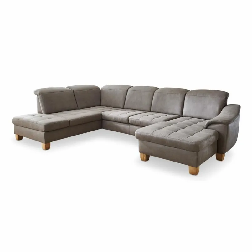 ComfortPlan Sofas & Couches-Wohnlandschaft Sölden Platin