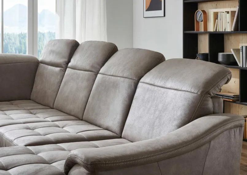 ComfortPlan Sofas & Couches-Wohnlandschaft Sölden Platin