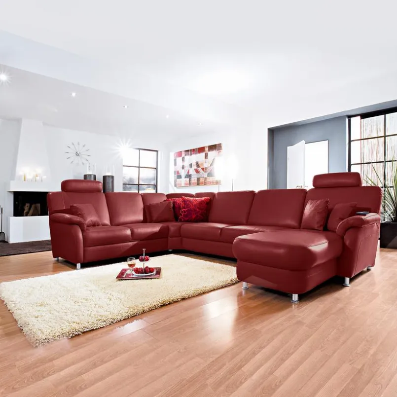 Sofas & Couches|ComfortPlan Wohnlandschaft Tamila L Rosso