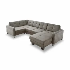 ComfortPlan Sofas & Couches-Wohnlandschaft Toledo Grau