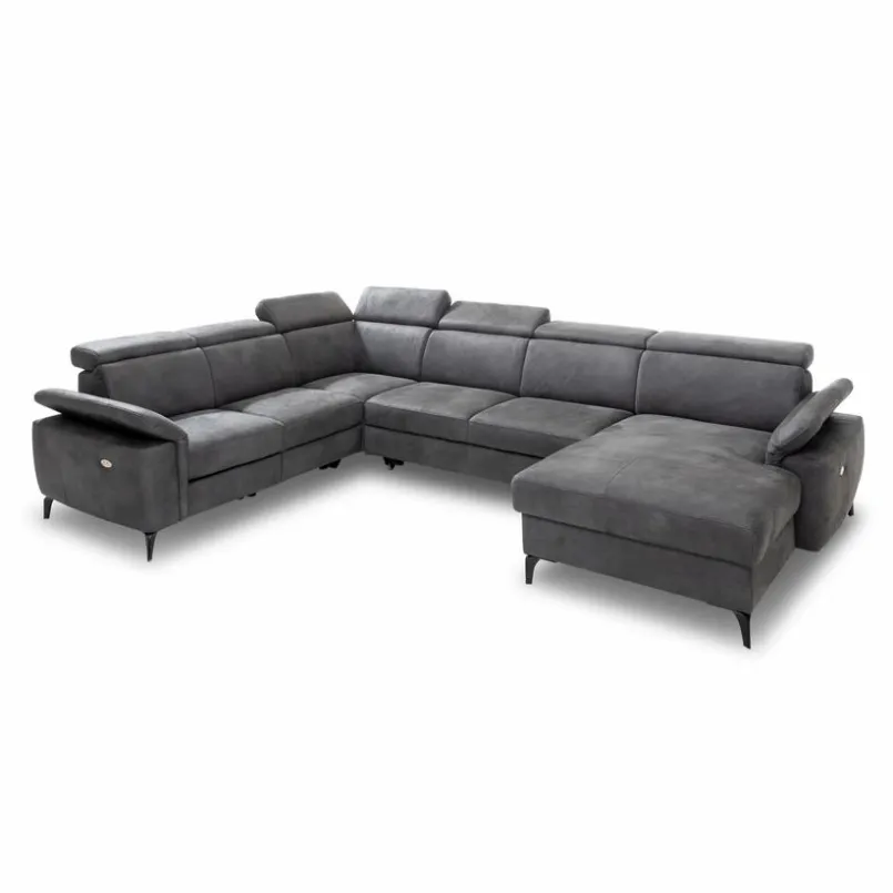 Sofas & Couches-Wohnlandschaft Vigo Grau