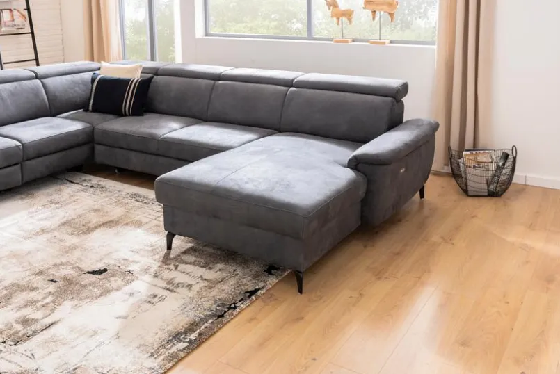 Sofas & Couches-Wohnlandschaft Vigo Grau