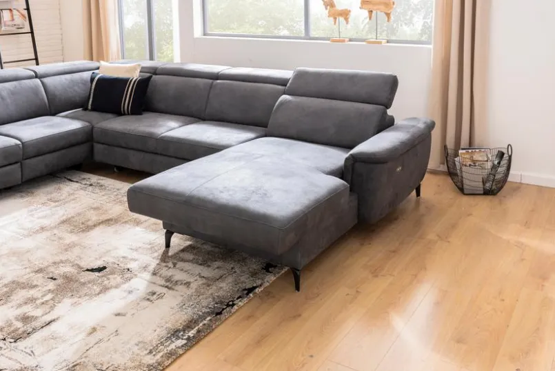 Sofas & Couches-Wohnlandschaft Vigo Grau