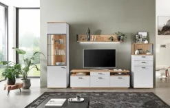 Wohnwände & Tv-Lowboards|IDEAL Wohnen Wohnwand Basset Weiß