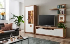 IDEAL Wohnen Wohnwände & Tv-Lowboards-Wohnwand Borkum Weiß