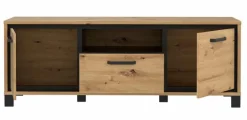 FORTE Wohnwände & Tv-Lowboards-Wohnwand Farida Eiche Artisan