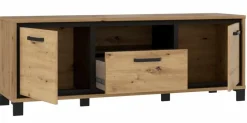 FORTE Wohnwände & Tv-Lowboards-Wohnwand Farida Eiche Artisan