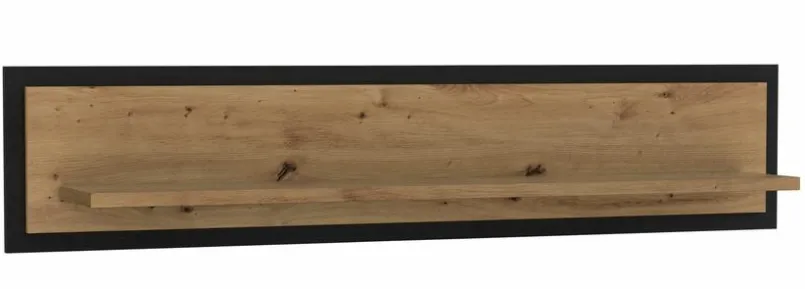 FORTE Wohnwände & Tv-Lowboards-Wohnwand Farida Eiche Artisan
