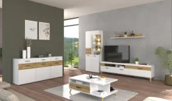 Innostyle Wohnwände & Tv-Lowboards-Wohnwand Salerno Weiß