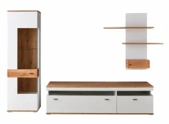 IDEAL Wohnen Wohnwände & Tv-Lowboards-Wohnwand Salvani Weiß / Matt