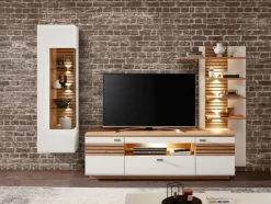 Wohnwände & Tv-Lowboards|Wohnconcept Wohnwand Duron Weiß