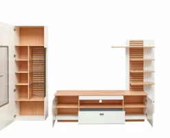 Wohnconcept Wohnwände & Tv-Lowboards-Wohnwand Duron Weiß / Matt