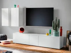 Wohnwände & Tv-Lowboards|RAUM.FREUNDE Wohnwand Edge Weiß